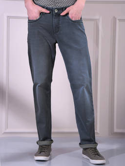 CRIMSOUNE CLUB - Men Blue Straight Fit Jeans