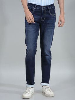 CRIMSOUNE CLUB - Men Blue Jeans