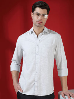 CRIMSOUNE CLUB - Blue Men Print Shirt
