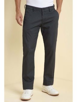 Allen Solly - Men Grey Print Casual Trousers