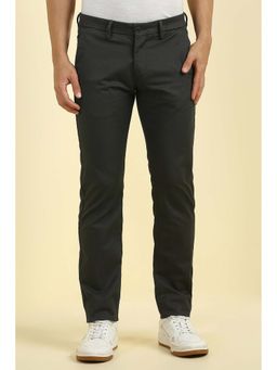 Allen Solly - Men Grey Print Casual Trousers