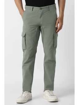 Van Heusen - Men Green Solid Cargo