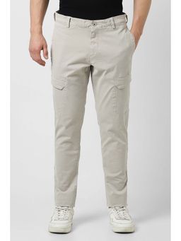 Van Heusen - Men Grey Solid Cargo