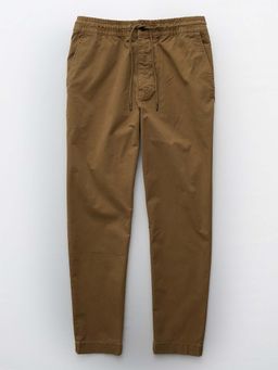 American Eagle - Men Brown Flex Athletic Fit Easy Trouser