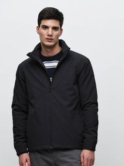 Selected - Black High Neck Padded Jacket