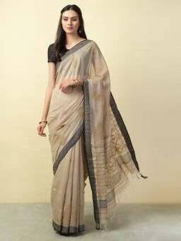 Fabindia - Cotton Silk Embroidered Sari