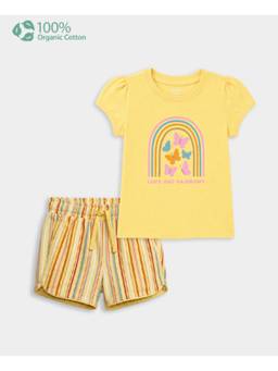 Carter's - Toddler Girl Cotton Butterfly Print T-Shirt And Shorts
