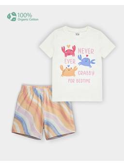 Carter's - Toddler Girl Cotton Crab Print T-Shirt And Shorts