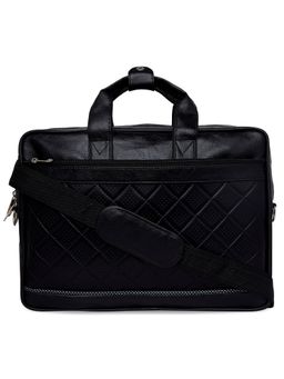 MBOSS - I-Sac Crack Tan Faux Leather 15.6 Inch Laptop Messenger Bag