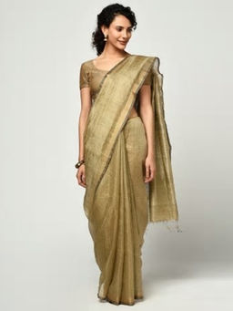 Fabindia - Silk Matka Woven Sari