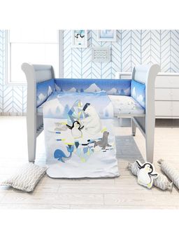 Fancy Fluff - Cot Bedding Set - Arctic