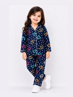 Kuchipoo - Girls 100% Cotton Shirt and Pyjama