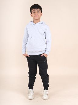 KiddoPanti - Solid Hooded Pull Over Sweatshirt and Joggers (Set of 2)