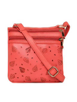 KLEIO - Coral Laser Cut Sling Bag