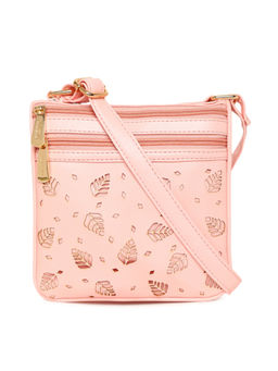 KLEIO - Peach Laser Cut Sling Bag