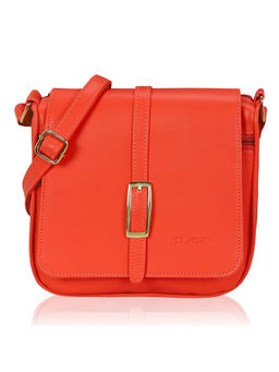 KLEIO - Red Solid Sling and Cross Bag