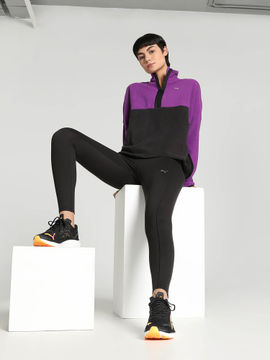 Purple puma shoes zipper clearance