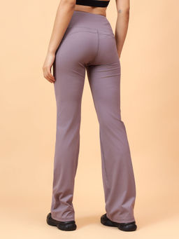 Fitkin - Women Mauve Bootcut Active Trackpant