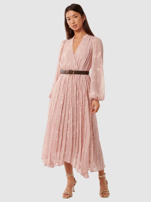 forever new pink midi dress Summertime Dreaming with @jordansimek in the Noa Linen Midi Dress