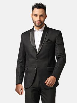 TAHVO - Mens Hanky Black Tuxedo Blazer