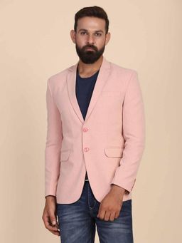 TAHVO - Mens Suede Peach Blazer