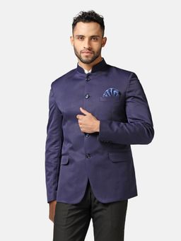 TAHVO - Mens Blue Bandhgala Blazer