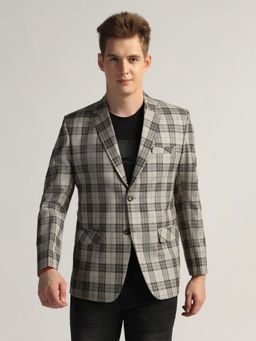 TAHVO - Mens Checks Tweed Blazer