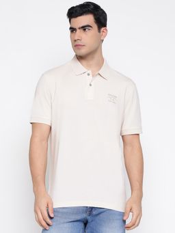 Guess - Burnout Birch Bark Solid Slim Fit Polo T-Shirt
