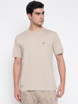 Guess - Frah Mid Organic Stream Pasadena Stone Solid T-Shirt