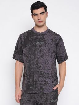 Guess - Gotam Mid Organic Stream 4G Destroyed Abstract T-Shirt