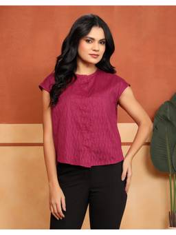 Fabindia - Pink Cotton Top