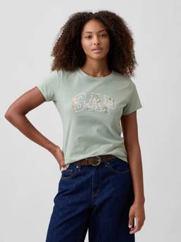 GAP - Women's Logo Slim Fit T-shirt