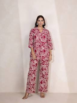 TITTLI - Women's Cotton Flex Printed Co-Ords