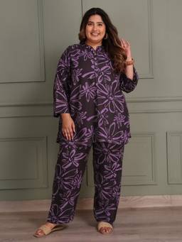 TITTLI - Women's Viscose Rayon Floral Co-Ords