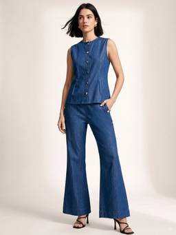 Outzidr - Blue Denim Co-Ords