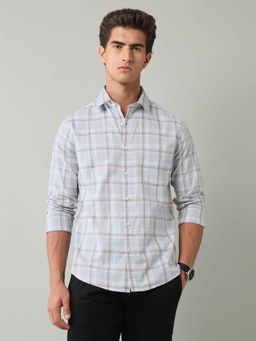 AD By Arvind - Blue Checks Cotton Shirt