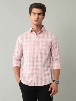 AD By Arvind - Pink Checks Cotton Shirt