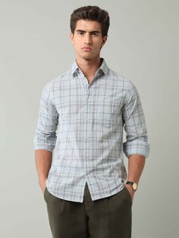 AD By Arvind - Blue Checks Cotton Shirt
