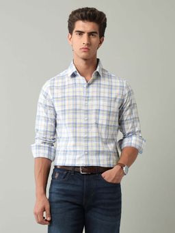 AD By Arvind - Blue Checks Cotton Shirt