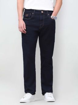 U.S. Polo Assn. Denim Co. - Blue Solid Plain Cotton Jeans