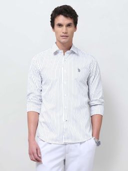 U.S. POLO ASSN. - Blue Stripes Cotton Shirt