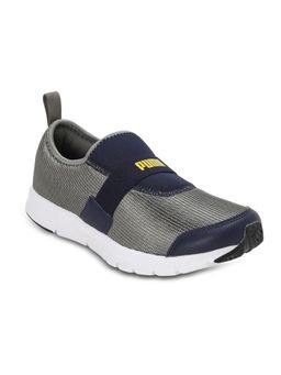Puma - Flex Jr V1 Unisex Grey Sneakers