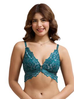 Amante - Green Floral Wireless Bra