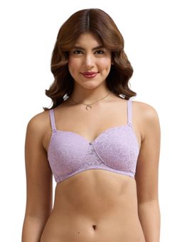 Amante - Lavender Floral Wireless Bra