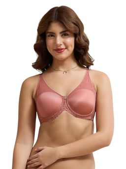 Amante - Pink Solid Underwired Bra