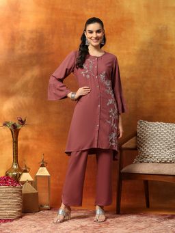 Nayam by lakshita - Viscose Rayon Embroidered Co-Ord Set