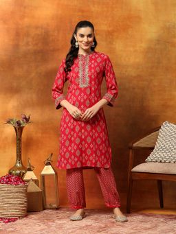 Nayam by lakshita - Women Pink Kurta and Pant