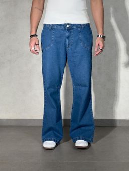 Off Duty India - Blue Wild West Wash Jeans