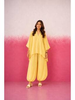 DEASHA INDIA - Garvika Yellow Coord Balloon Set