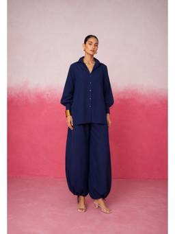 DEASHA INDIA - Ilavya Blue Balloon Co-Ord Set